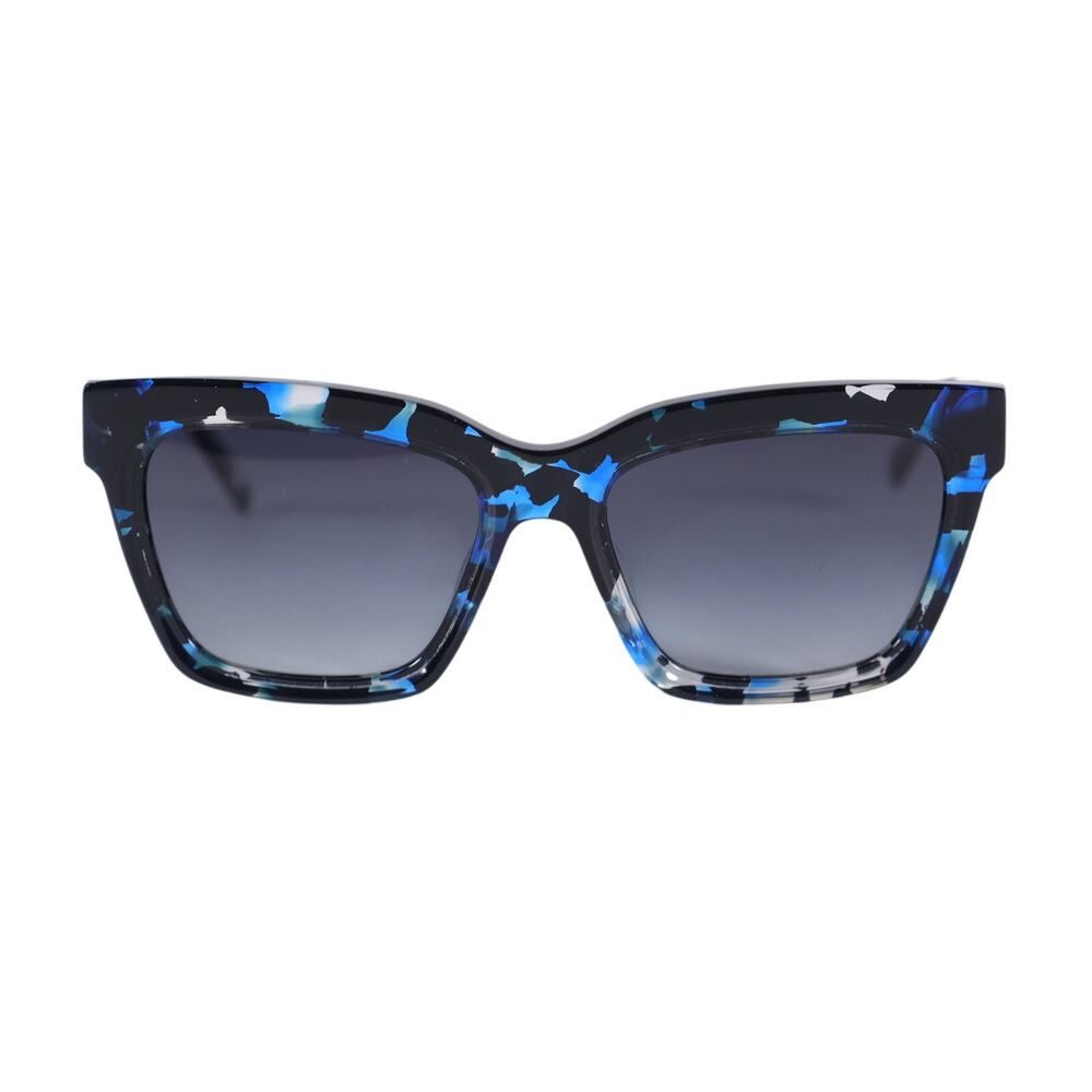 DKNY Square Women's Designer Sunglasses - Sapphire Tortoise / Blue - NWT